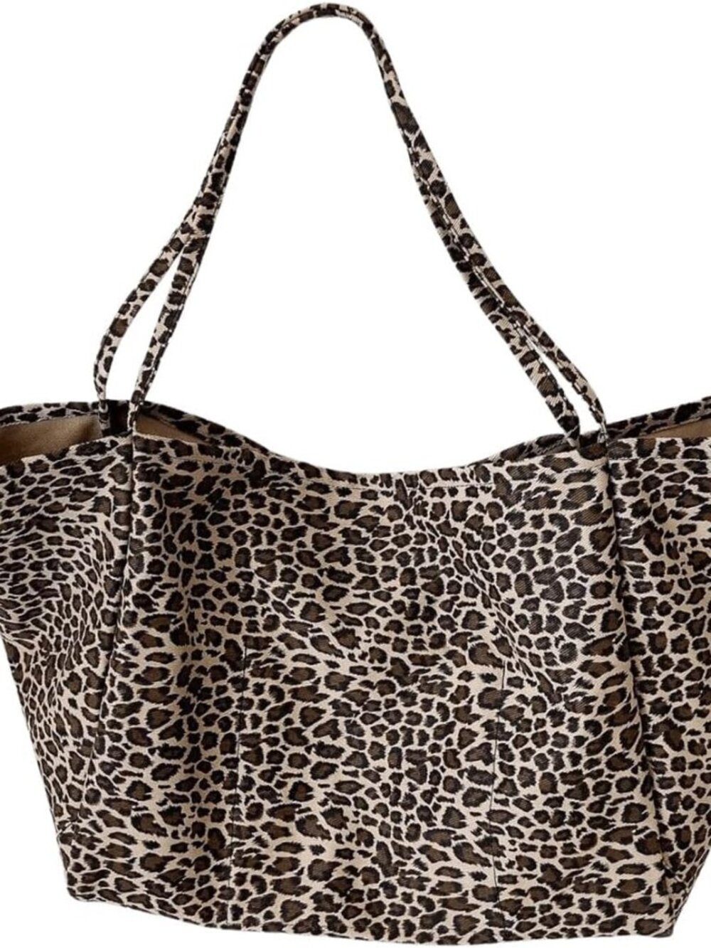 Women's Leopard Tote Bag Cheetah Oversize Shoulder Bag